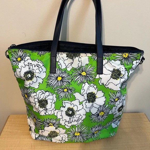 Prada Nylon Floral Tote - Picture 2 of 9